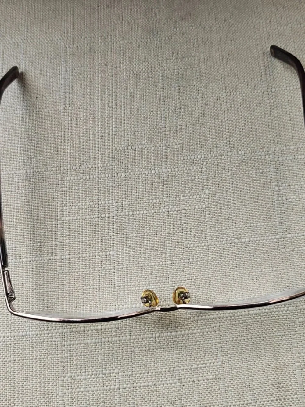 Vintage Anne Klein Women Glasses Frame Half Rim Glasses eyewear Bronze AKNY9096